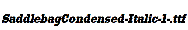 SaddlebagCondensed-Italic-1-.ttf