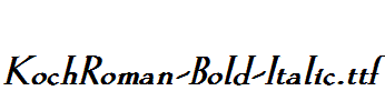 KochRoman-Bold-Italic.ttf