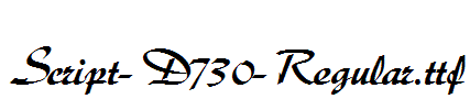 Script-D730-Regular.ttf