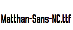 Matthan-Sans-NC.ttf