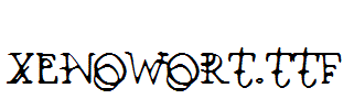 Xenowort.ttf