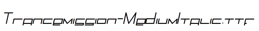 Trancemission-MediumItalic.ttf