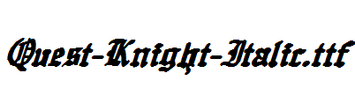 Quest-Knight-Italic.ttf