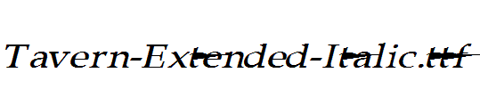 Tavern-Extended-Italic.ttf