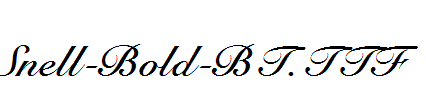 Snell-Bold-BT.ttf