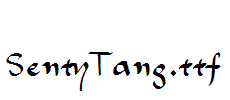 SentyTang.ttf