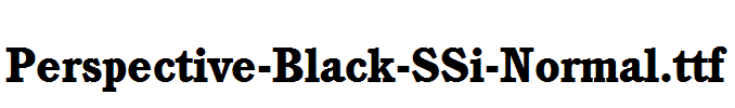 Perspective-Black-SSi-Normal.ttf