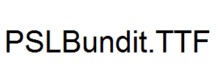 PSLBundit.ttf