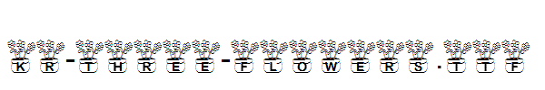 KR-Three-Flowers.ttf