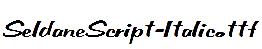 SeldaneScript-Italic.ttf