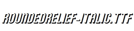 RoundedRelief-Italic.ttf