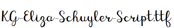 KG-Eliza-Schuyler-Script.ttf