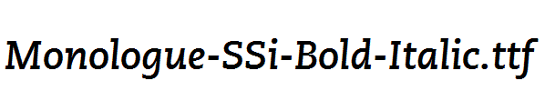 Monologue-SSi-Bold-Italic.ttf