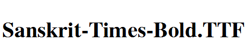 Sanskrit-Times-Bold.ttf