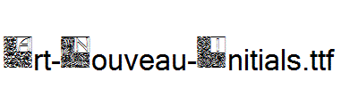 Art-Nouveau-Initials.ttf