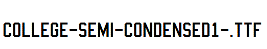 College-Semi-condensed1-.ttf