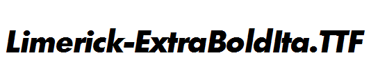 Limerick-ExtraBoldIta.ttf