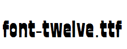 font-twelve.ttf