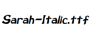 Sarah-Italic.ttf