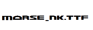 Morse-NK.ttf