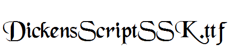 DickensScriptSSK.ttf