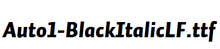 Auto1-BlackItalicLF.ttf