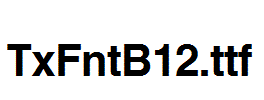 TxFntB12.ttf