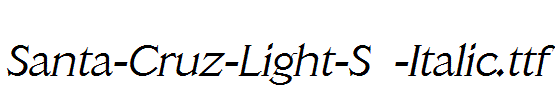 Santa-Cruz-Light-SF-Italic.ttf