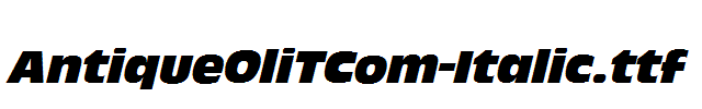 AntiqueOliTCom-Italic.ttf