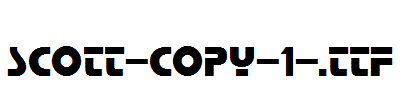 Scott-copy-1-.ttf