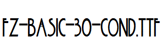 FZ-BASIC-30-COND.ttf