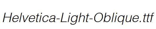 Helvetica-Light-Oblique.ttf