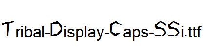 Tribal-Display-Caps-SSi.ttf