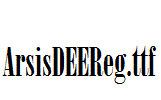 ArsisDEEReg.ttf