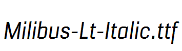 Milibus-Lt-Italic.ttf