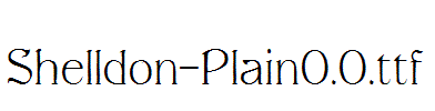 Shelldon-Plain0.0.ttf