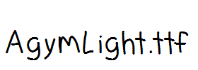 AgymLight.ttf