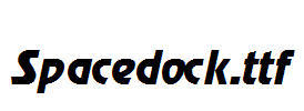 Spacedock.ttf