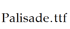 Palisade.ttf