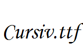 Cursiv.ttf