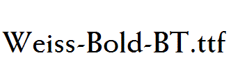 Weiss-Bold-BT.ttf