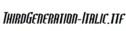 ThirdGeneration-Italic.ttf