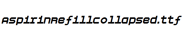 AspirinRefillCollapsed.ttf