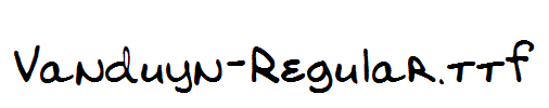 Vanduyn-Regular.ttf