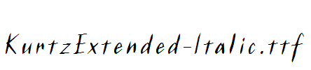 KurtzExtended-Italic.ttf