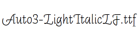 Auto3-LightItalicLF.ttf