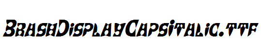 BrashDisplayCaps-Italic.ttf