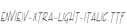 Enview-Xtra-Light-Italic.ttf