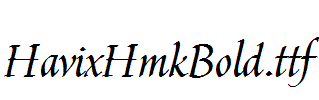 HavixHmkBold.ttf