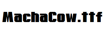 MachaCow.ttf